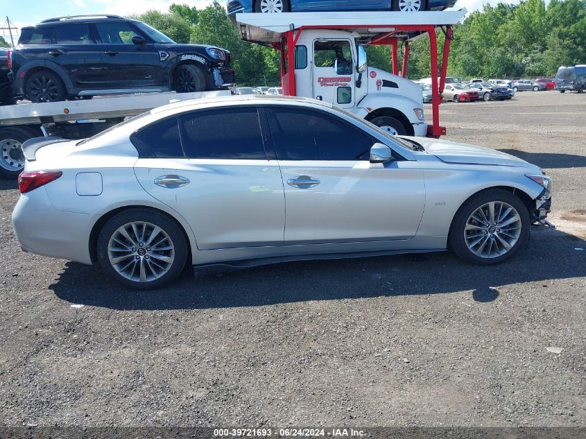 2019 Infiniti Q50 3.0T Luxe VIN: JN1EV7AR3KM592778 Lot: 39721693