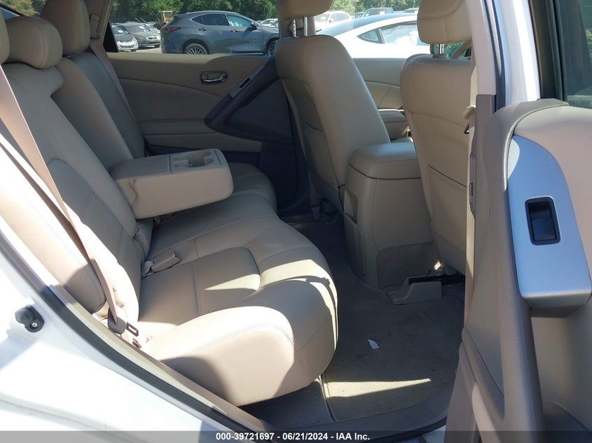 2012 Nissan Murano Sl VIN: JN8AZ1MW9CW209693 Lot: 39721697