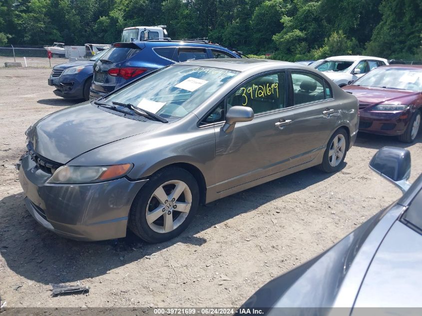 2008 Honda Civic Ex-L VIN: 2HGFA16958H344368 Lot: 39721699