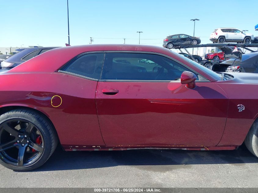 2019 Dodge Challenger Srt Hellcat VIN: 2C3CDZC97KH624963 Lot: 39721705