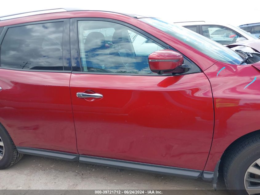 2017 Nissan Pathfinder Sl VIN: 5N1DR2MNXHC670007 Lot: 39721712