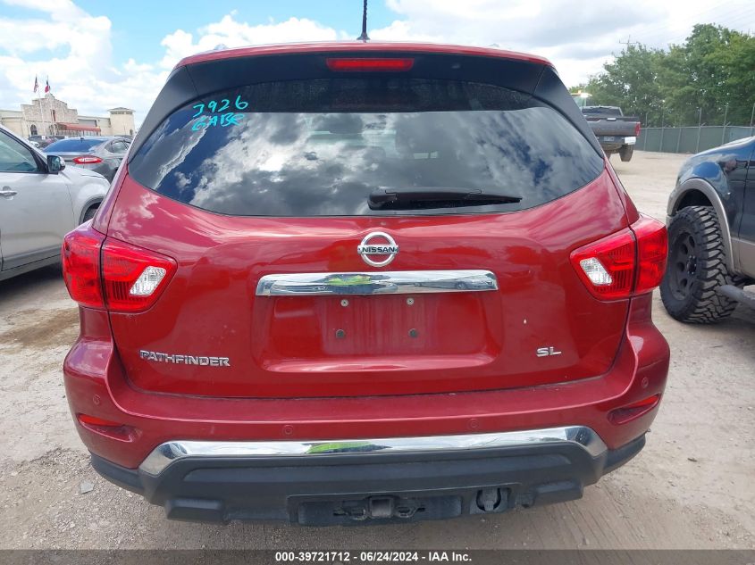 2017 Nissan Pathfinder Sl VIN: 5N1DR2MNXHC670007 Lot: 39721712
