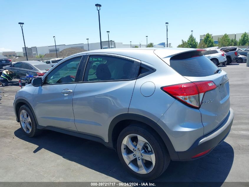 2022 Honda Hr-V 2Wd Lx VIN: 3CZRU5H32NM728487 Lot: 39721717