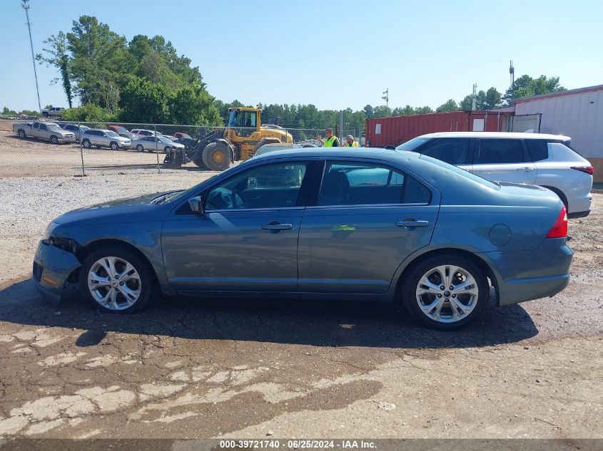 2012 Ford Fusion Se VIN: 3FAHP0HAXCR389025 Lot: 39721740