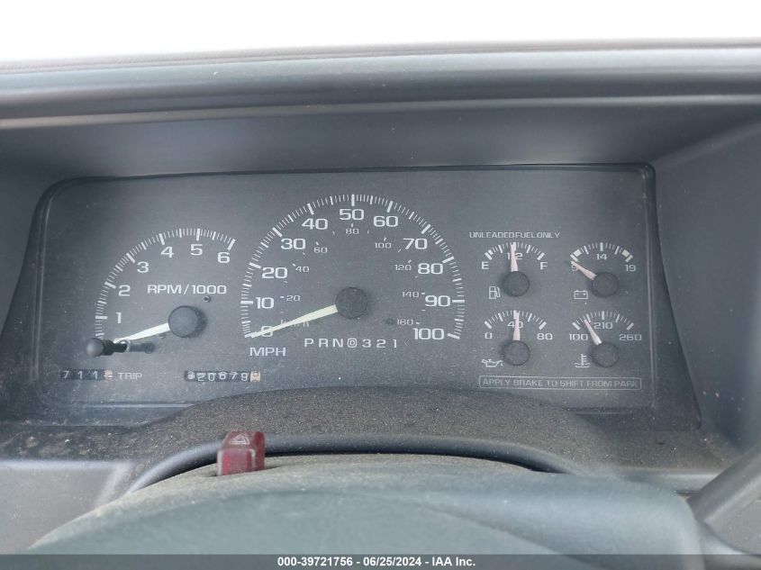 1998 GMC Sierra 1500 Special VIN: 1GTEC14W4WZ548539 Lot: 39721756