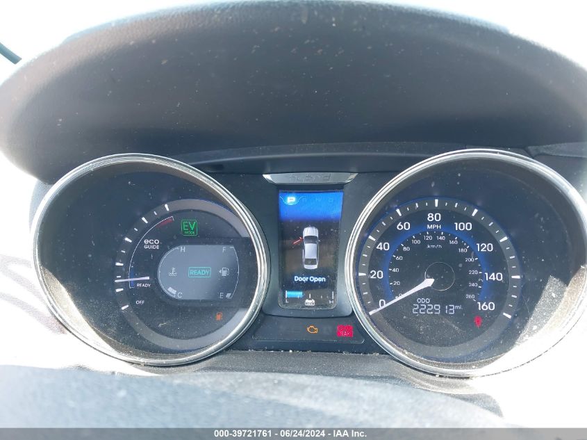 2013 Hyundai Sonata Hybrid VIN: KMHEC4A41DA051105 Lot: 39721761