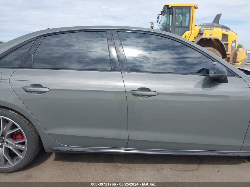 2023 Audi S4 Prestige VIN: WAUC4AF46PA044457 Lot: 39721766