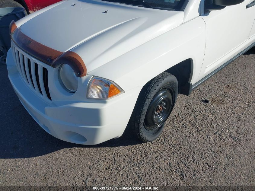 2009 Jeep Compass Sport VIN: 1J4FF47B19D137438 Lot: 39721775