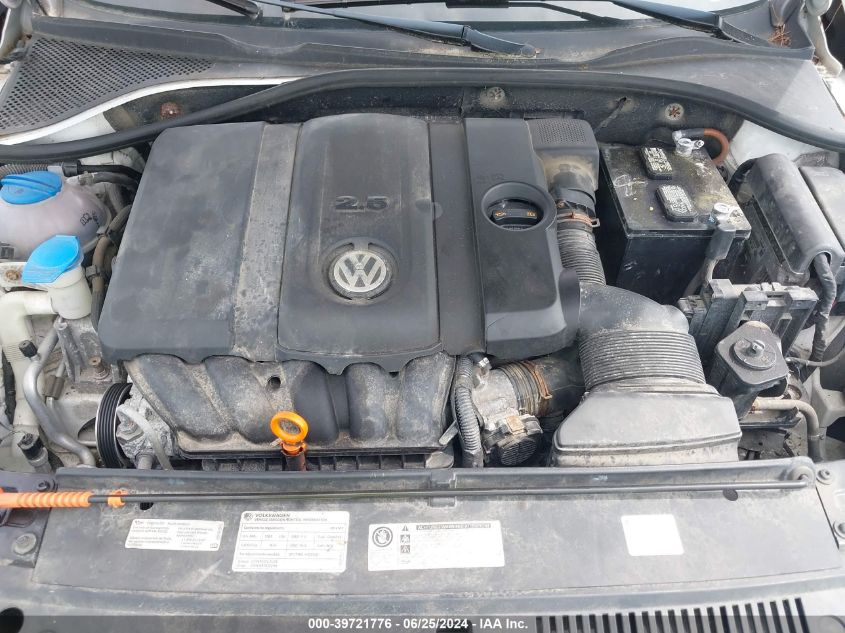 2012 Volkswagen Passat 2.5L Se VIN: 1VWBH7A31CC101924 Lot: 39721776