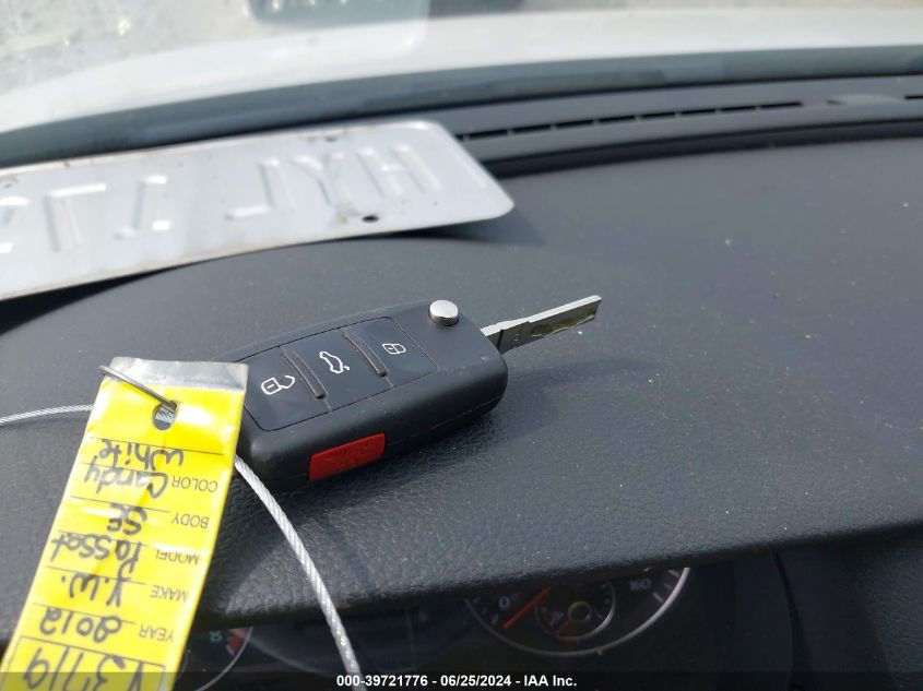 2012 Volkswagen Passat 2.5L Se VIN: 1VWBH7A31CC101924 Lot: 39721776