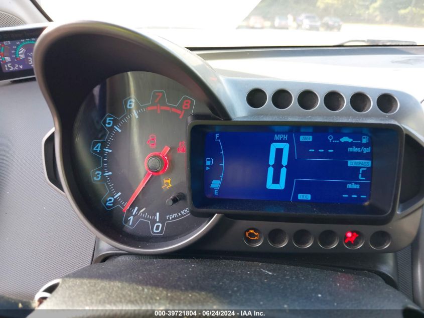 2013 Chevrolet Sonic Lt Manual VIN: 1G1JD6SB0D4129938 Lot: 39721804