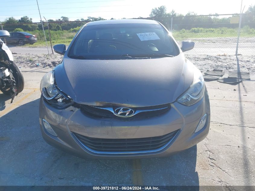 2012 Hyundai Elantra Gls VIN: 5NPDH4AE1CH136088 Lot: 39721812