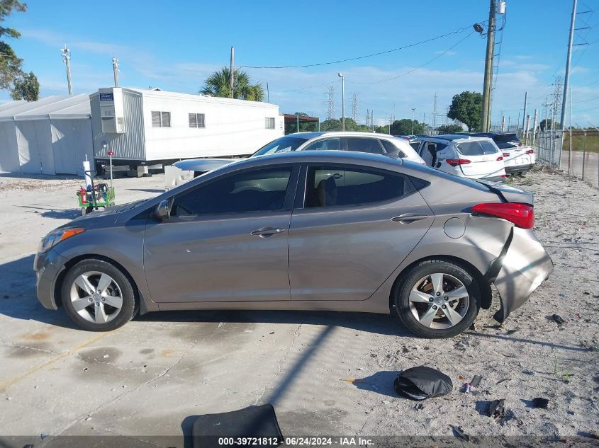 2012 Hyundai Elantra Gls VIN: 5NPDH4AE1CH136088 Lot: 39721812