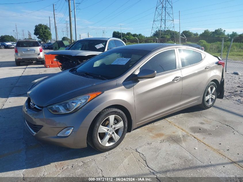 2012 Hyundai Elantra Gls VIN: 5NPDH4AE1CH136088 Lot: 39721812