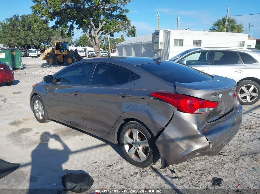 2012 Hyundai Elantra Gls VIN: 5NPDH4AE1CH136088 Lot: 39721812