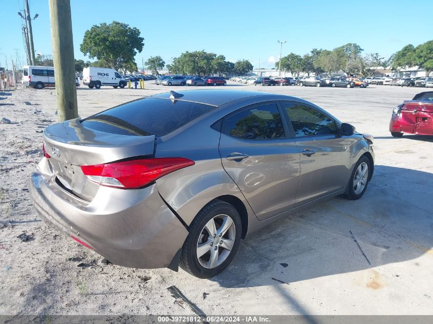 2012 Hyundai Elantra Gls VIN: 5NPDH4AE1CH136088 Lot: 39721812