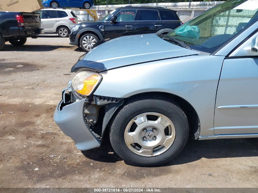 2003 Honda Civic Hybrid VIN: JHMES95633S012409 Lot: 39721814