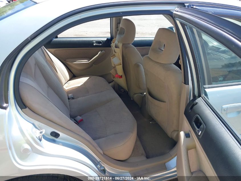 2003 Honda Civic Hybrid VIN: JHMES95633S012409 Lot: 39721814