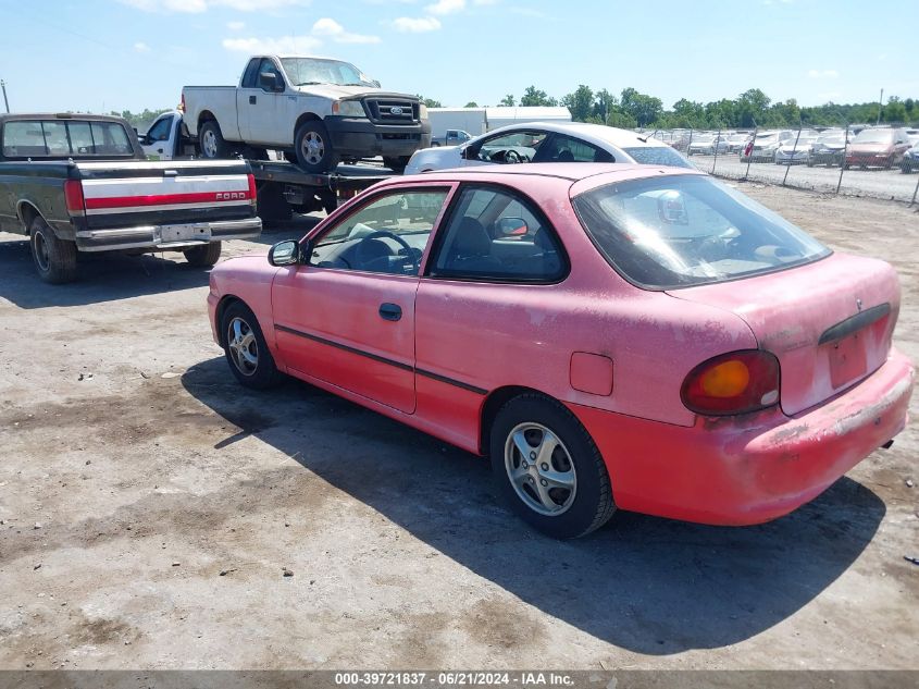 1995 Hyundai Accent L VIN: KMHVD14N8SU058080 Lot: 39721837