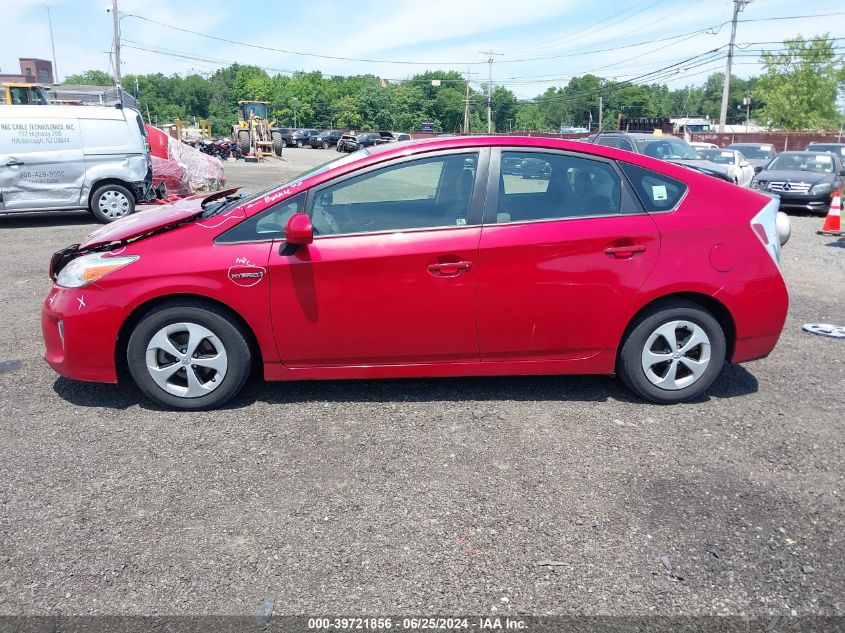 2015 Toyota Prius Three VIN: JTDKN3DU2F1906842 Lot: 39721856