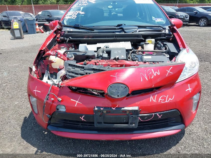 2015 Toyota Prius Three VIN: JTDKN3DU2F1906842 Lot: 39721856