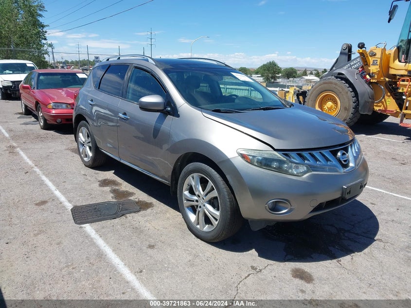 2009 Nissan Murano Le VIN: JN8AZ18W99W160417 Lot: 39721863