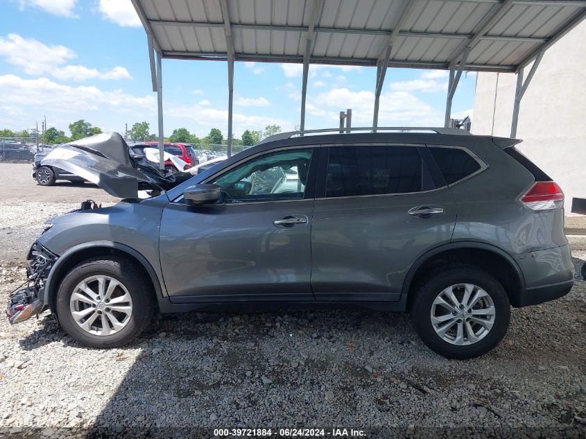 2016 Nissan Rogue Sv VIN: KNMAT2MV2GP649720 Lot: 39721884