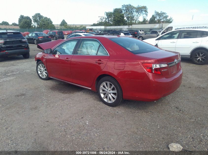 2012 Toyota Camry Hybrid Xle VIN: 4T1BD1FK9CU056751 Lot: 39721886