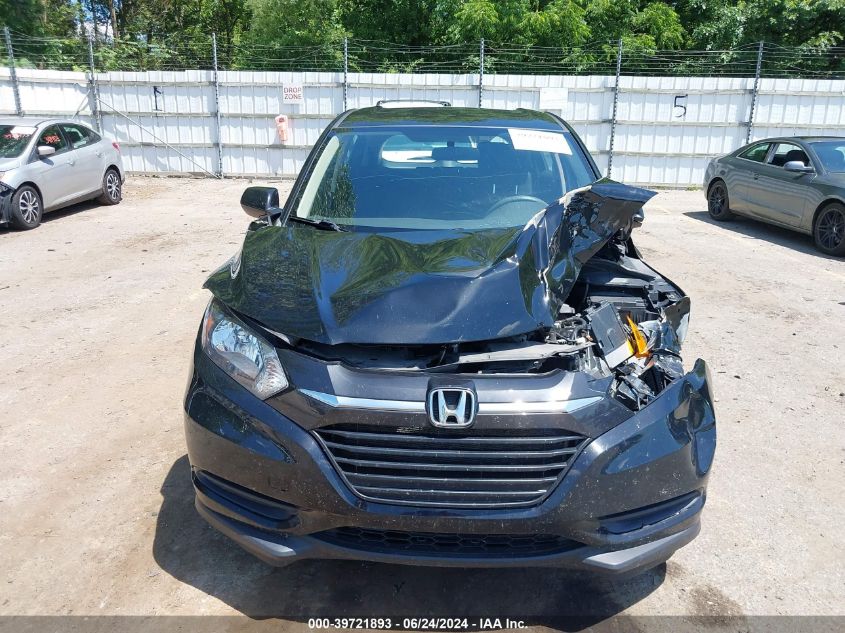 2016 Honda Hr-V Lx VIN: 3CZRU6H3XGM732943 Lot: 39721893