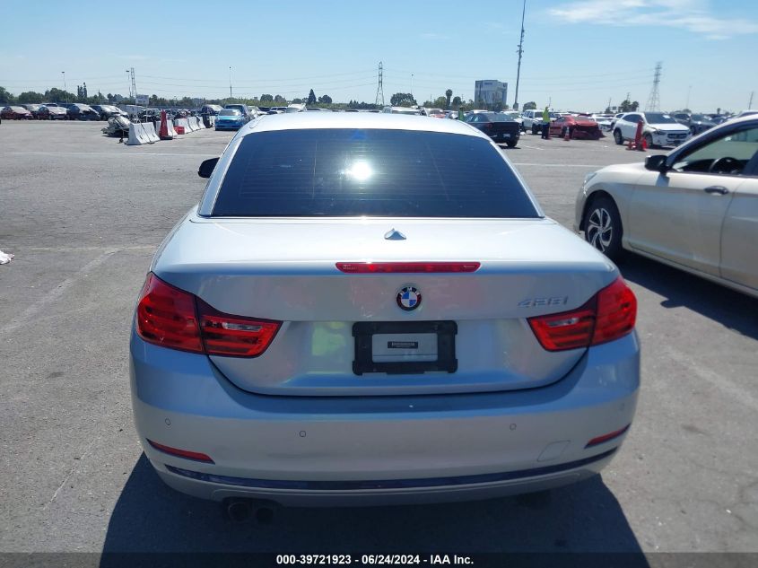 2015 BMW 428I VIN: WBA3V7C56FP772854 Lot: 39721923