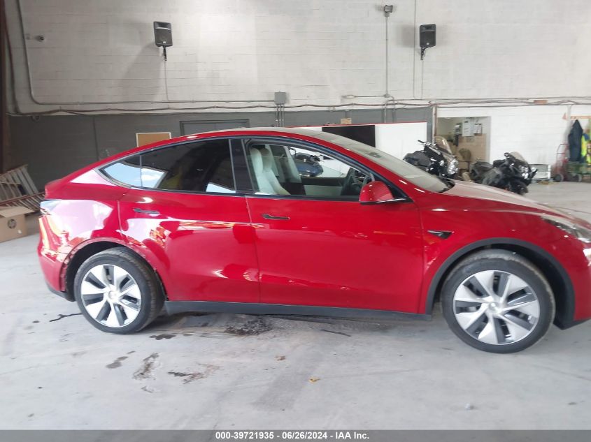 2020 Tesla Model Y Long Range Dual Motor All-Wheel Drive VIN: 5YJYGDEE3LF034630 Lot: 39721935