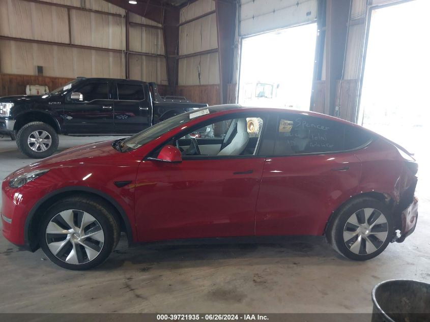 2020 Tesla Model Y Long Range Dual Motor All-Wheel Drive VIN: 5YJYGDEE3LF034630 Lot: 39721935