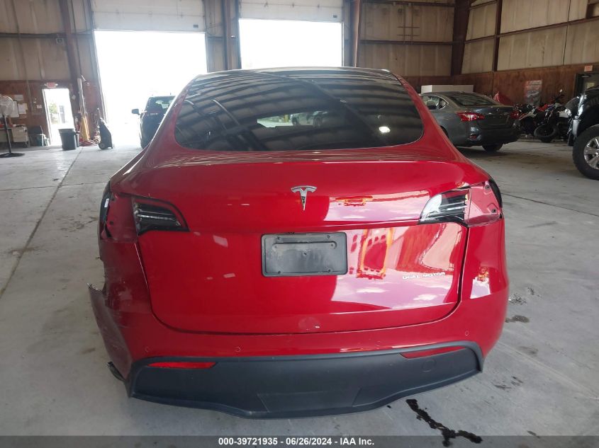 2020 Tesla Model Y Long Range Dual Motor All-Wheel Drive VIN: 5YJYGDEE3LF034630 Lot: 39721935