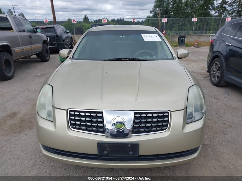2004 Nissan Maxima 3.5 Se VIN: 1N4BA41EX4C841163 Lot: 39721954