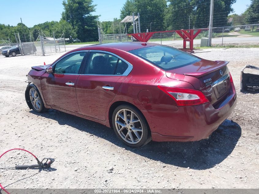 2011 Nissan Maxima 3.5 Sv VIN: 1N4AA5AP6BC847154 Lot: 39721964