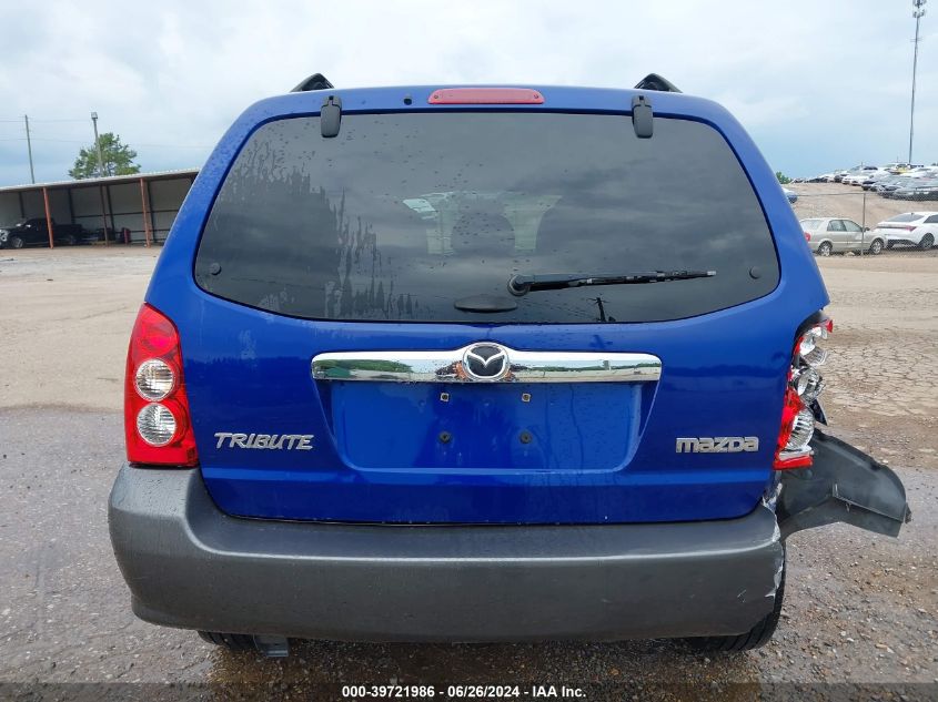 2005 Mazda Tribute S VIN: 4F2CZ04125KM09912 Lot: 39721986