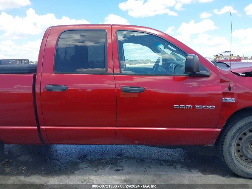 2007 Dodge Ram 1500 Slt VIN: 1D7HA18227S272467 Lot: 39721988