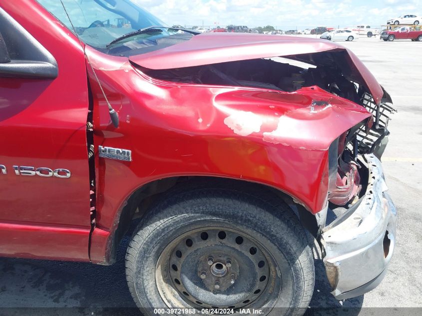 2007 Dodge Ram 1500 Slt VIN: 1D7HA18227S272467 Lot: 39721988