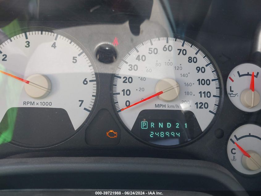 2007 Dodge Ram 1500 Slt VIN: 1D7HA18227S272467 Lot: 39721988