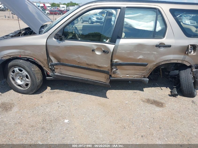 2005 Honda Cr-V Lx VIN: JHLRD68505C003133 Lot: 39721990