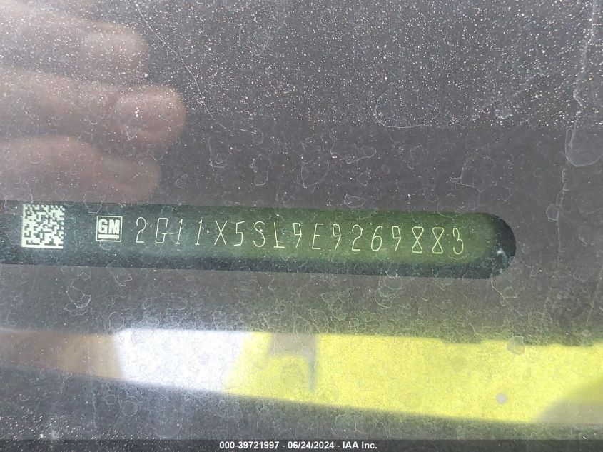 2014 Chevrolet Impala 1Fl VIN: 2G11X5SL9E9269883 Lot: 39721997
