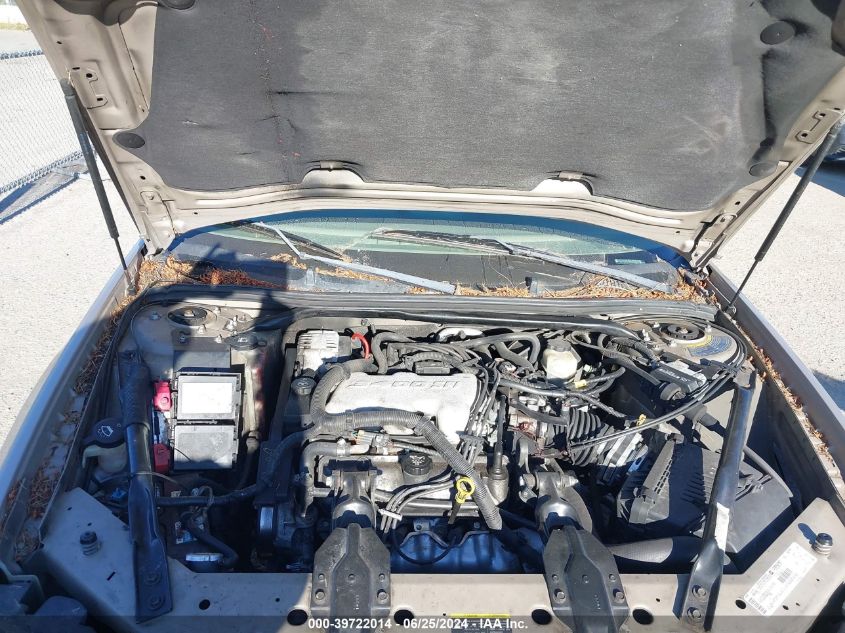 2002 Chevrolet Impala VIN: 2G1WF52E229350892 Lot: 39722014