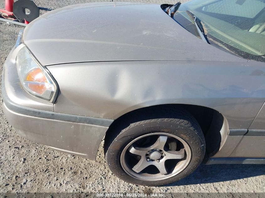 2002 Chevrolet Impala VIN: 2G1WF52E229350892 Lot: 39722014