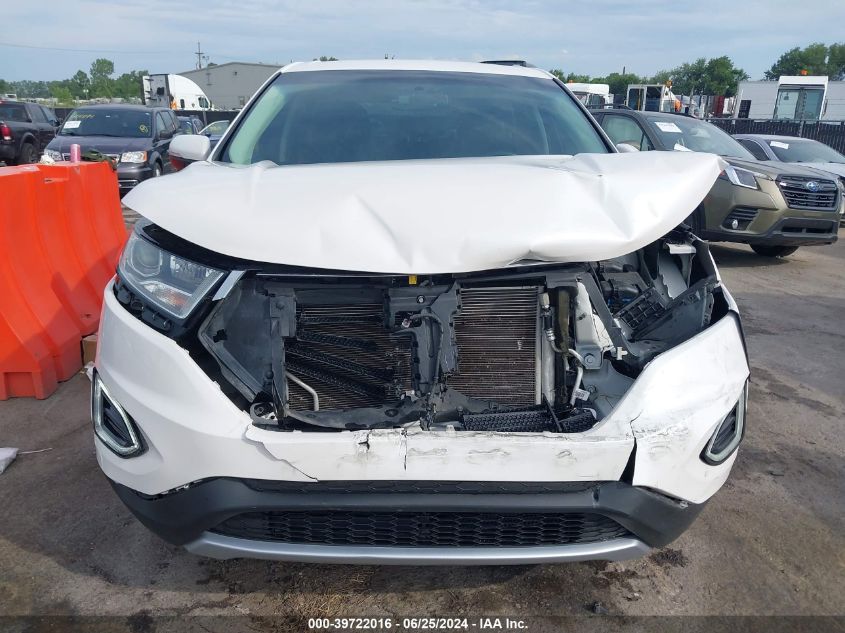 2016 Ford Edge Sel VIN: 2FMPK4J9XGBC17511 Lot: 39722016