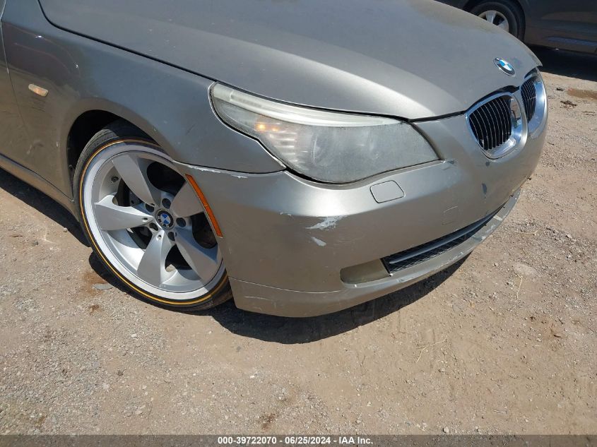 2008 BMW 528I VIN: WBANU53568CT13866 Lot: 39722070