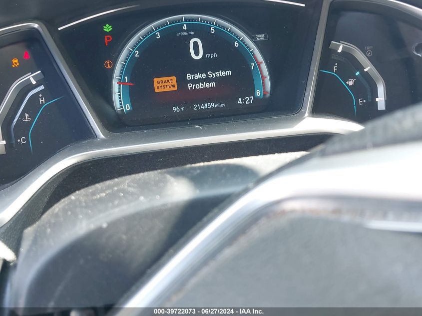 2018 Honda Civic Ex VIN: 2HGFC2F7XJH538785 Lot: 39722073