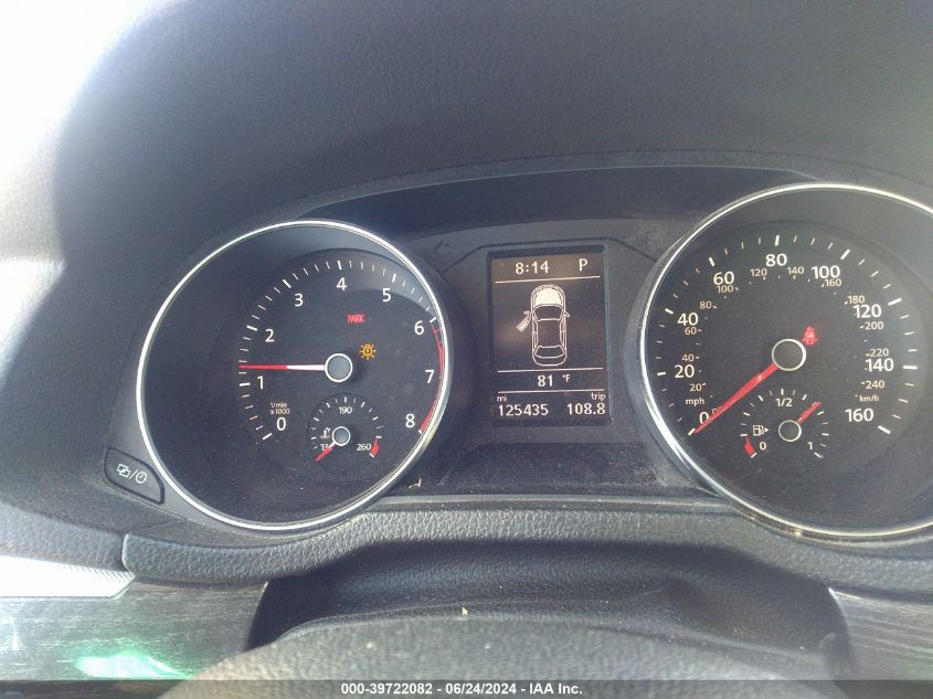 2016 Volkswagen Passat 1.8T Se VIN: 1VWBT7A33GC005698 Lot: 39722082