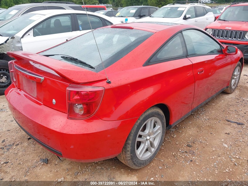 2004 Toyota Celica Gt VIN: JTDDR32T140180191 Lot: 39722091