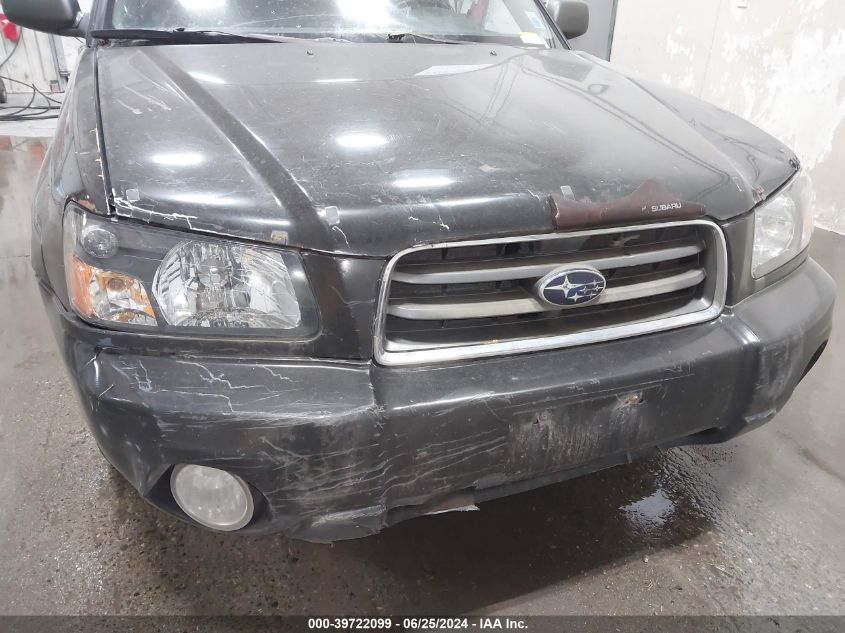 2003 Subaru Forester 2.5Xs VIN: JF1SG65663H758621 Lot: 39722099