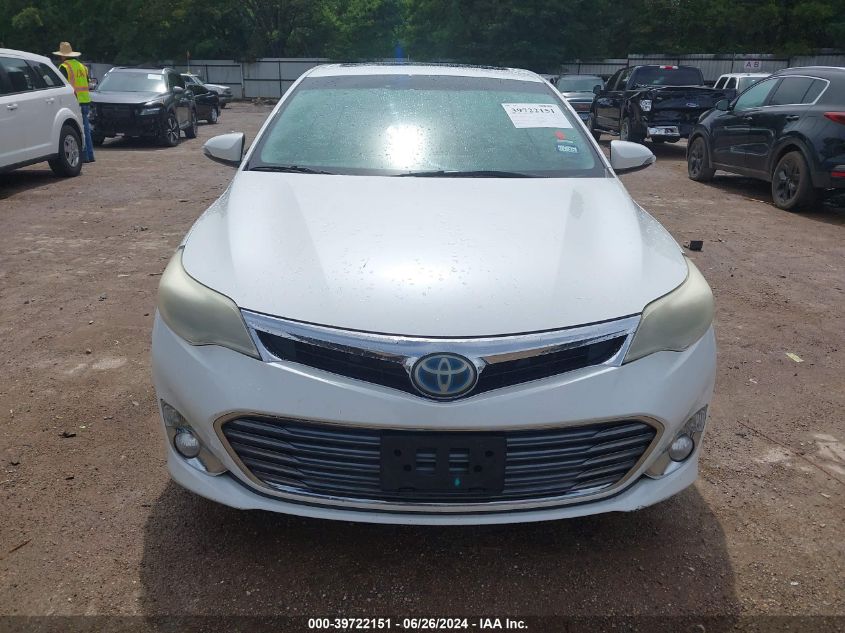 2013 Toyota Avalon Hybrid Limited VIN: 4T1BD1EB6DU008255 Lot: 39722151